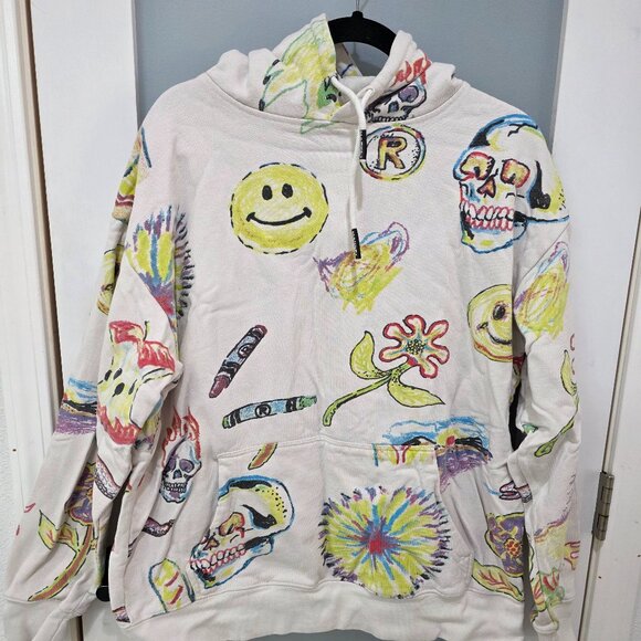 Market Other - MARKET Hoodie | Men's L Graphic Streetwear Sweatshirt – Skulls, Smiles & Crayons